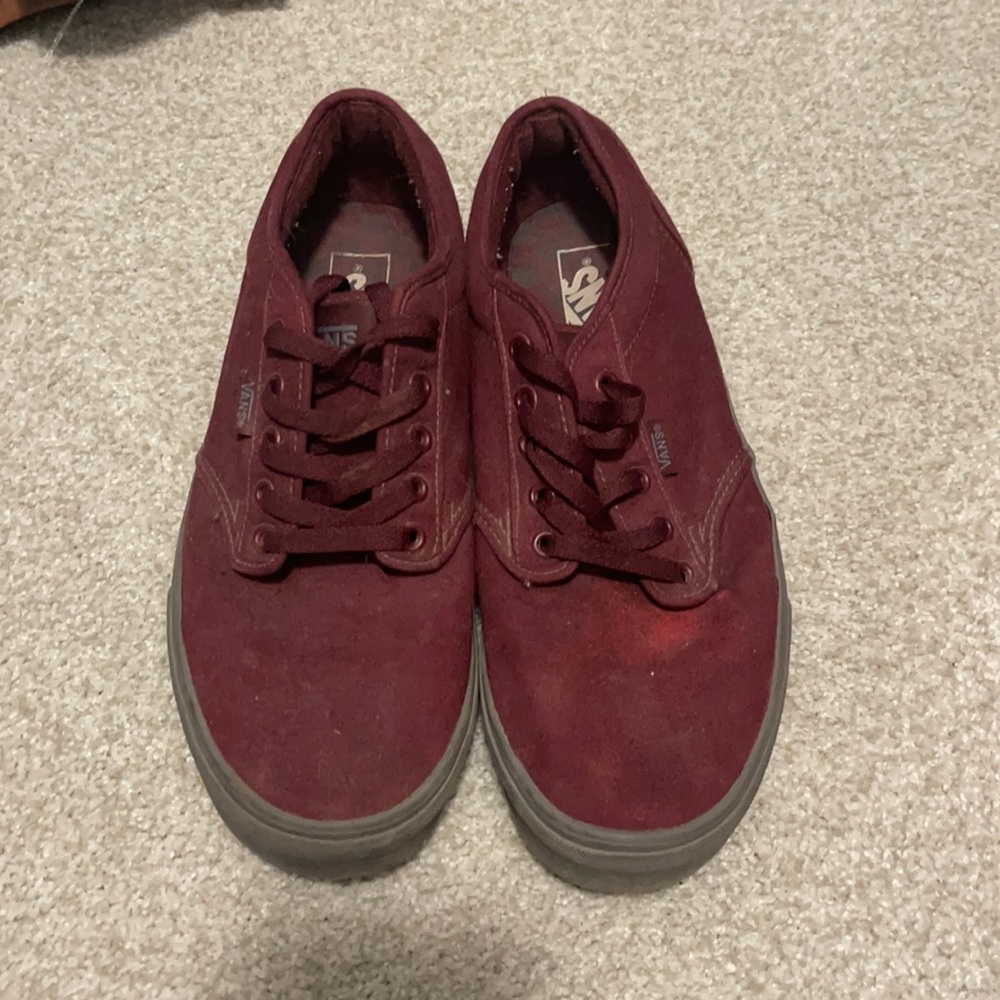 Burgundy Vans